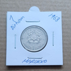 Marokko 1dirham, Kuningas al-Hussein II, 1968 - pikkukuva 1