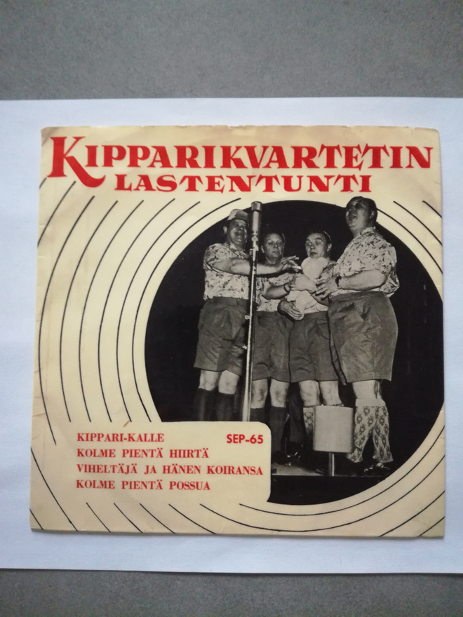 KIPPARIKVARTETTI Lastentunti Scandia EP SEP 65 v. 1957