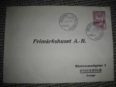 Ensipäiväkuori 1949