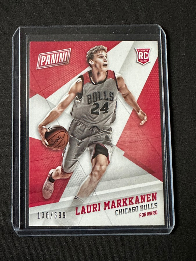 Panini 2017 Black Friday Rookie Lauri Markkanen /399