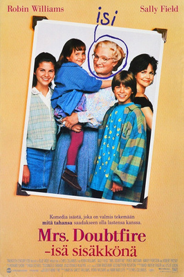 Elokuvajuliste: Mrs. Doubtfire - isä sisäkkönä