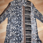 Tunika paita 48 vetoketju edessä erikoinen printti mekko - pikkukuva 1
