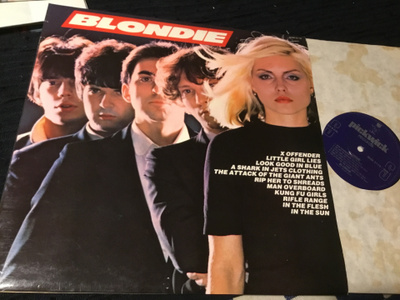 Blondie 1977 Uk reissue from 1982 upea Ex+ klassikko Lp
