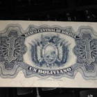 Bolivia 1 boliviano 1928-1952 P128 sn604 XF - pikkukuva 2