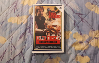 [VHS] DELTA FORCE 2: HUUMEVIIDAKKO 1990 Chuck Norris