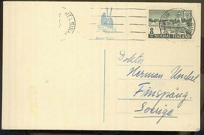 1946 Tammisaari painotuotekuori Ruotsiin 1950