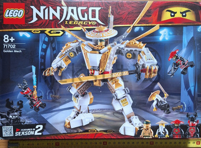 LEGO Ninjago 71702 Kultainen robotti *UUSI