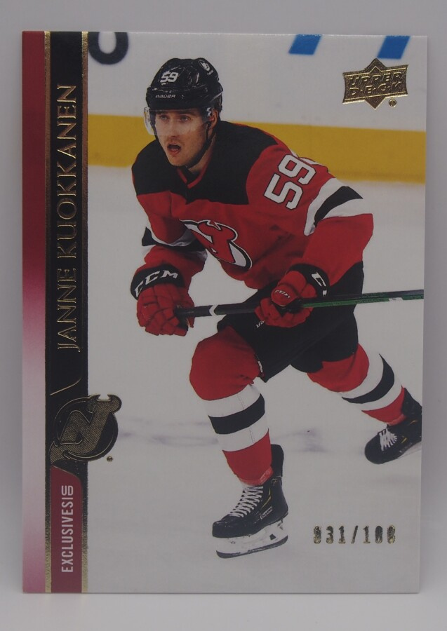 2020-21 Upper deck Exclusives Janne Kuokkanen /100