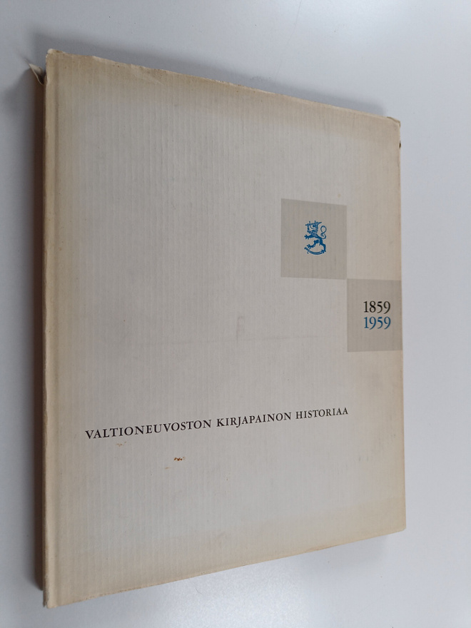Hans R. Wasastjerna : Valtioneuvoston kirjapainon histori...