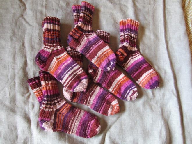 Naisten villasukat Socki langasta 38-39