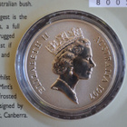 Australia 1 oz 999 hopea "Kangaroo" 1997 - pikkukuva 4