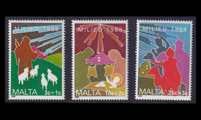 Malta 806-8 ** Joulu (1988)