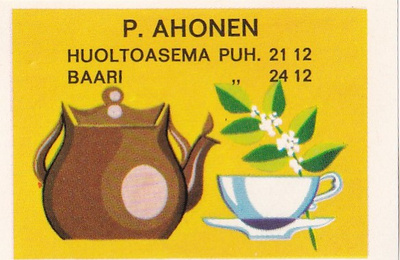 Huoltoasema P. Ahonen  ,  b431