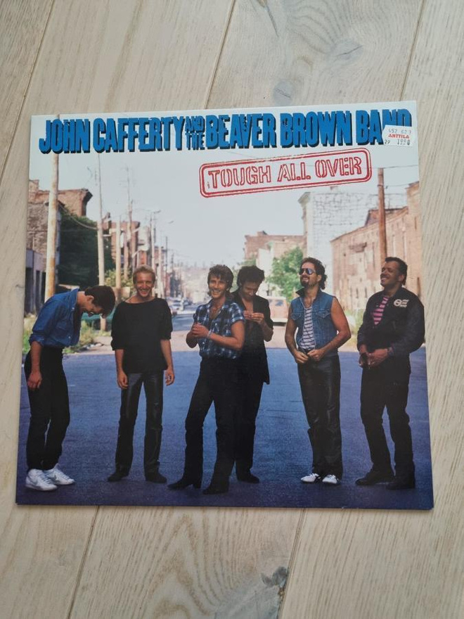 John Cafferty and Beaver Brown Band LP Tough All Over