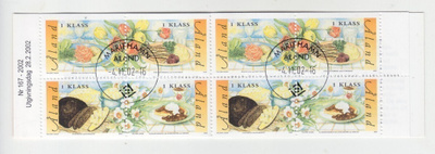Åland 2002 ruokia vihko loistoleimalla.