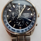 VANHA Kello Seiko Chronograph Waterresistant 10 bar ISO UPEA - pikkukuva 2
