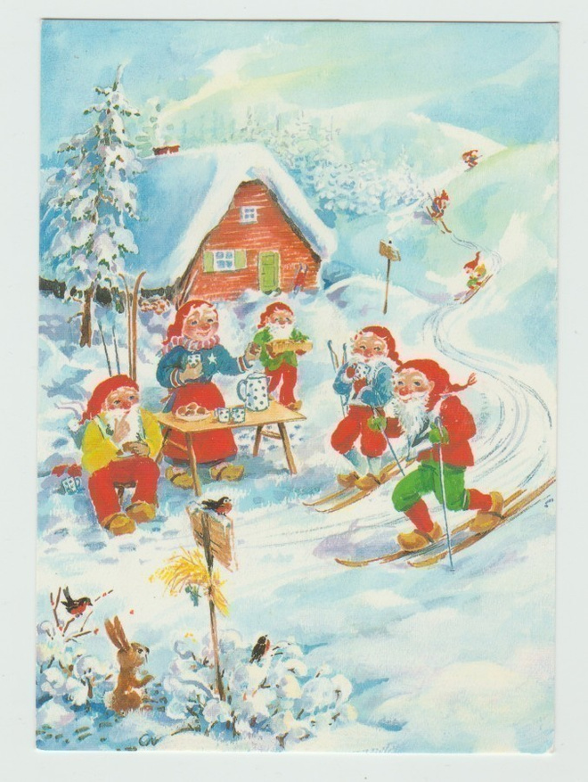 Tonttujen hiihtokilpailut , juottopaikka