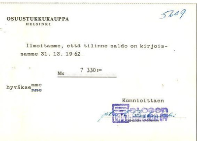 FIRMAKORTTI SALONEN LASINHIOMA TAMPERE