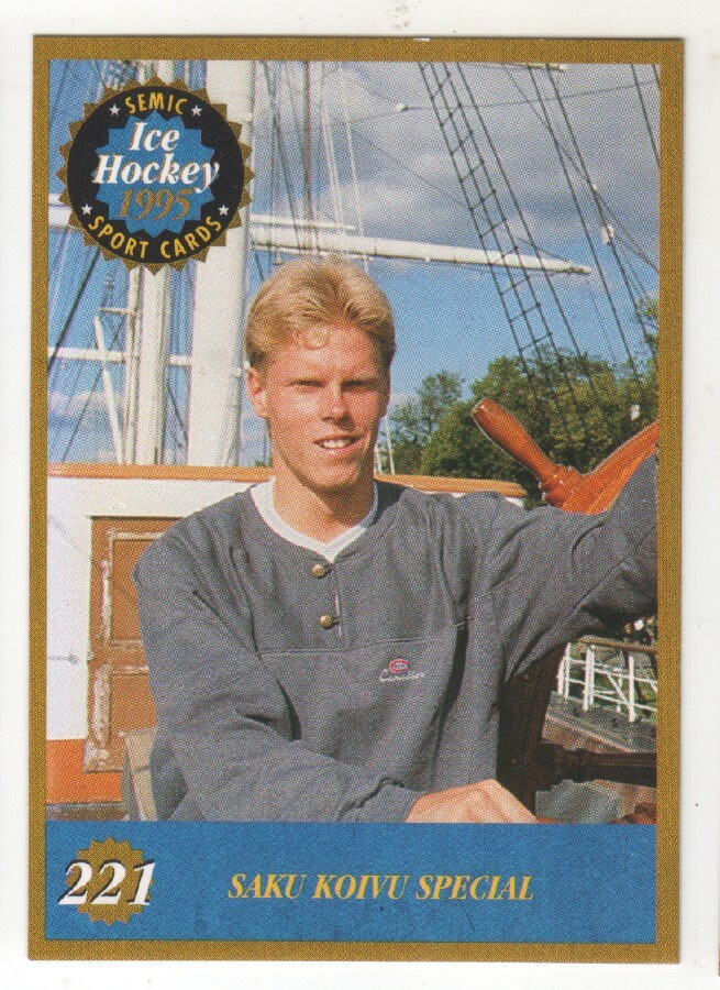 Saku Koivu  1994-95 Semic 221