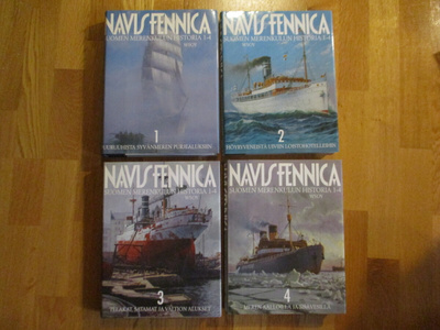 NAVIS FENNICA - SUOMEN MERENKULUN HISTORIA 1-4 * merenkulku