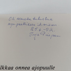 Irja Piispanen : Silkkaa onnea ajopuulle (signeerattu, te... - pikkukuva 3