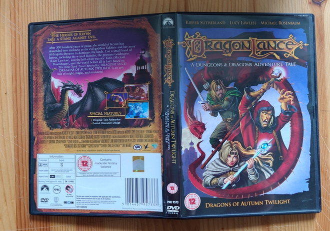 Dragonlance - Dragons of Autumn Twilight DVD