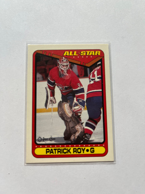 1990-91 O-Pee-Chee Patrick Roy #198