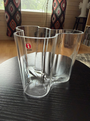 Iittala Alvar Aalto maljakko, kirkas, 120mm