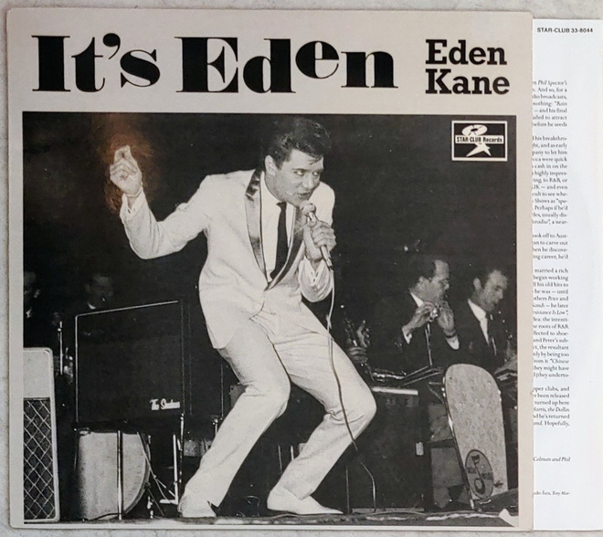 EDEN KANE: It's Eden – 1991 Swedish comp. LP - w/ inner bag