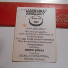 SEMIC Olympia-MM-72 #207 Jean Beliveau Montreal NHL - pikkukuva 2