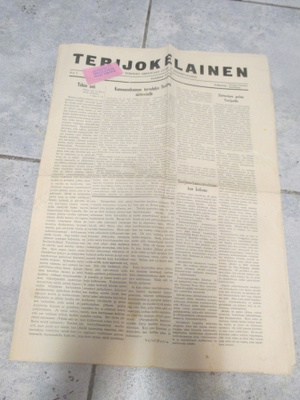 TERIJOKELAINEN SANOMALEHTI 7 / 1941