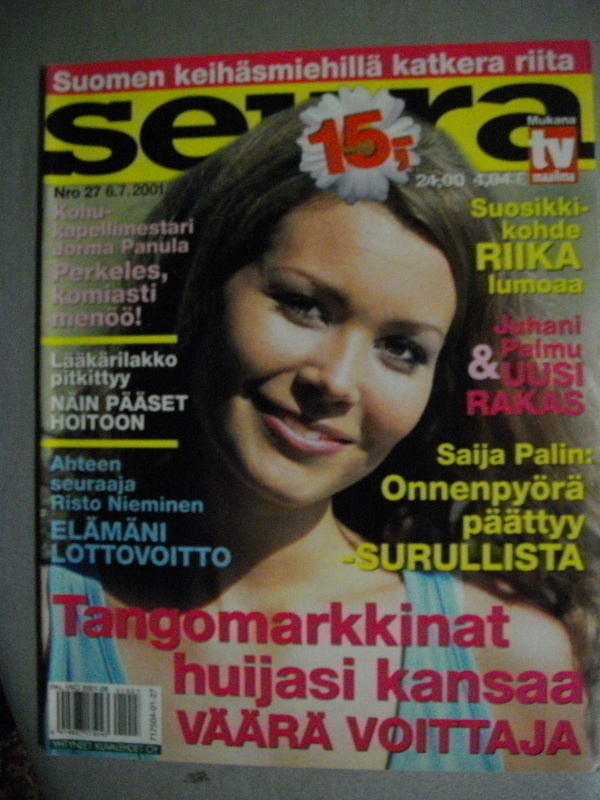 Seura lehti Nro 27/2001. (18.3)