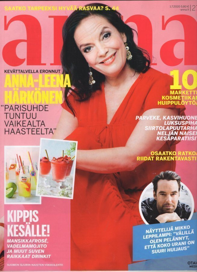 Anna n:o 27 2020 Mikko Leppilampi. Anna-Leena Härkönen.