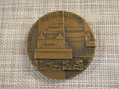 Hämeen Heimoliitto mitali 1965 / H.Häiväoja-65.