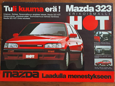 Mazda 323 HOT -esite, 1989