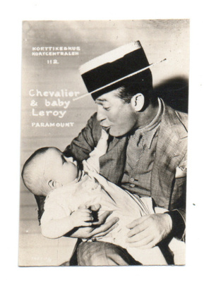 Vanha Keräilykuva CHEVAILER & BABY LAROY. Jäljennös kiellett