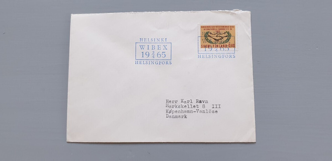 FDC Suomi 1965 Yhteistoiminta, EL Wibex