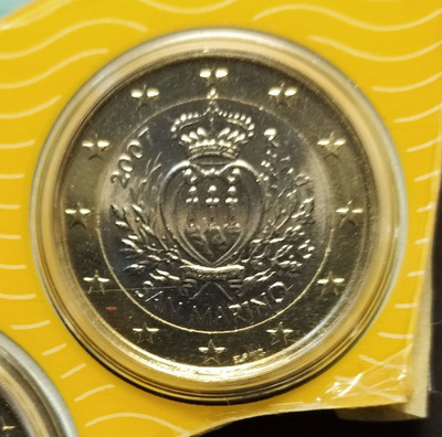 San Marino 1 € 2007 UNC