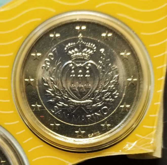 San Marino 1 € 2007 UNC