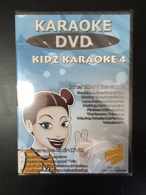 Svenska Karaokefabriken - Kidz Karaoke 4 DVD (UUSI)