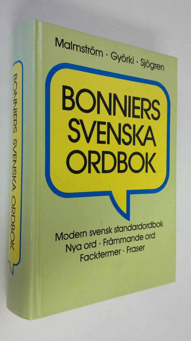 Sten Malmström : Bonniers svenska ordbok