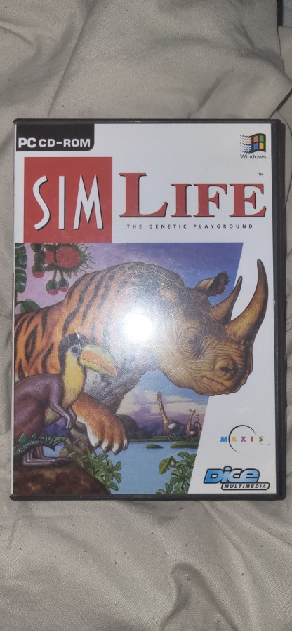 Tietokone videopeli Simlife the genetic playground pc cd-rom
