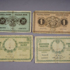 1165. 4kpl Suomen Pankin seteleitä (1909 - 1931). - pikkukuva 1