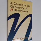 M. G. Kendall : A course in the geometry of n dimensions - pikkukuva 1