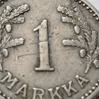 1 mk, circ, v . 1929 CuNi, päällelyönti - pikkukuva 1