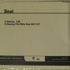 Seal • Amazing PROMO CDr-Single - pikkukuva 1