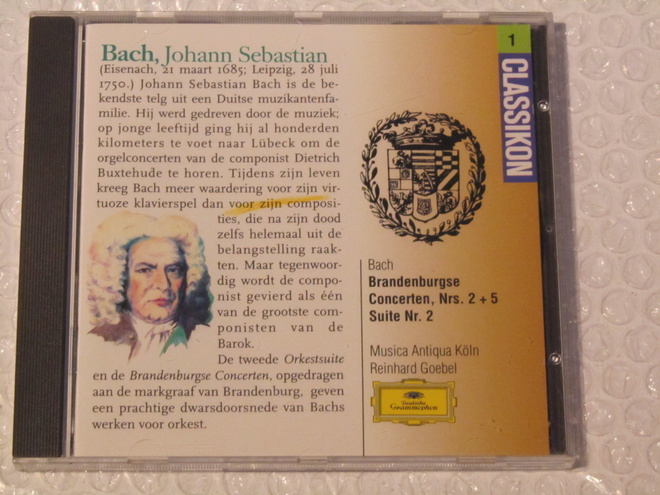 J. S. Bach•Bradenburgishe Konzerte Nr. 2&5•Ouverture Nr.2 CD