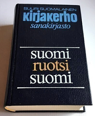 Suomi ruotsi suomi sanakirja