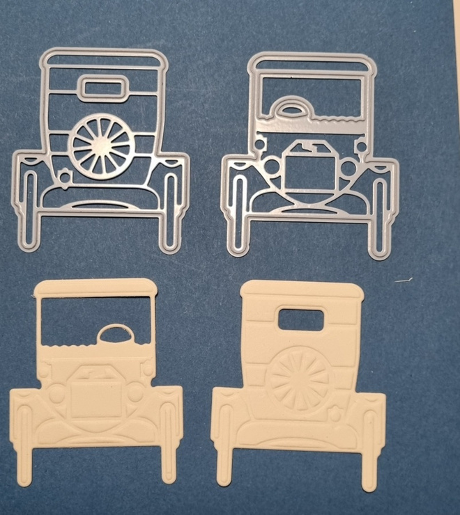 Marianne Designin stanssi "VANHAT AUTOT"