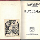 Konrad Lehtimäki : Kuolema Otava [1915] ,1p - pikkukuva 2